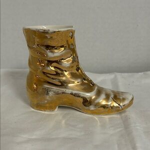 Elegant Gold Ankle Booties